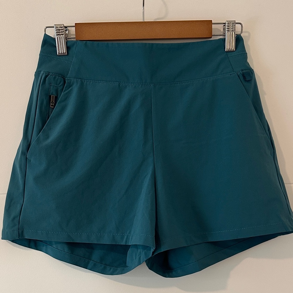 Athleta Teal Athletic Shorts
